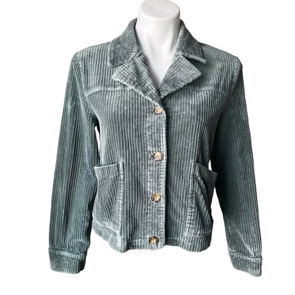 Anthropologie Avec Les Filles Tegan Corduroy Shirt Jacket, Sz M - Picture 2 of 13